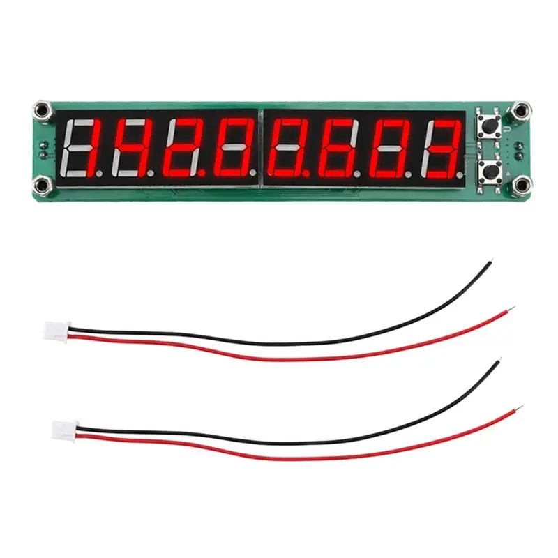 PORK-0.1Mhz~1200Mhz RF Signal Frequency Counter Cymometer Meter Tester With LED Display Screen Cfor Radio A