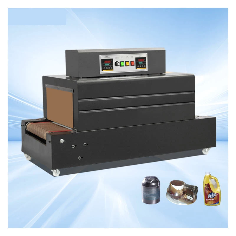 

PBOBP Thermal Film Wrap Shrinking Machine PET PP POF Film Package Infrared Shrinker Packaging Electrical Heating Tunnel Shrink