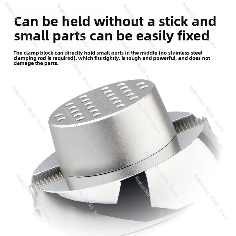 Precision universal free rotate spherical vise model restoration inlaid fixed clamping