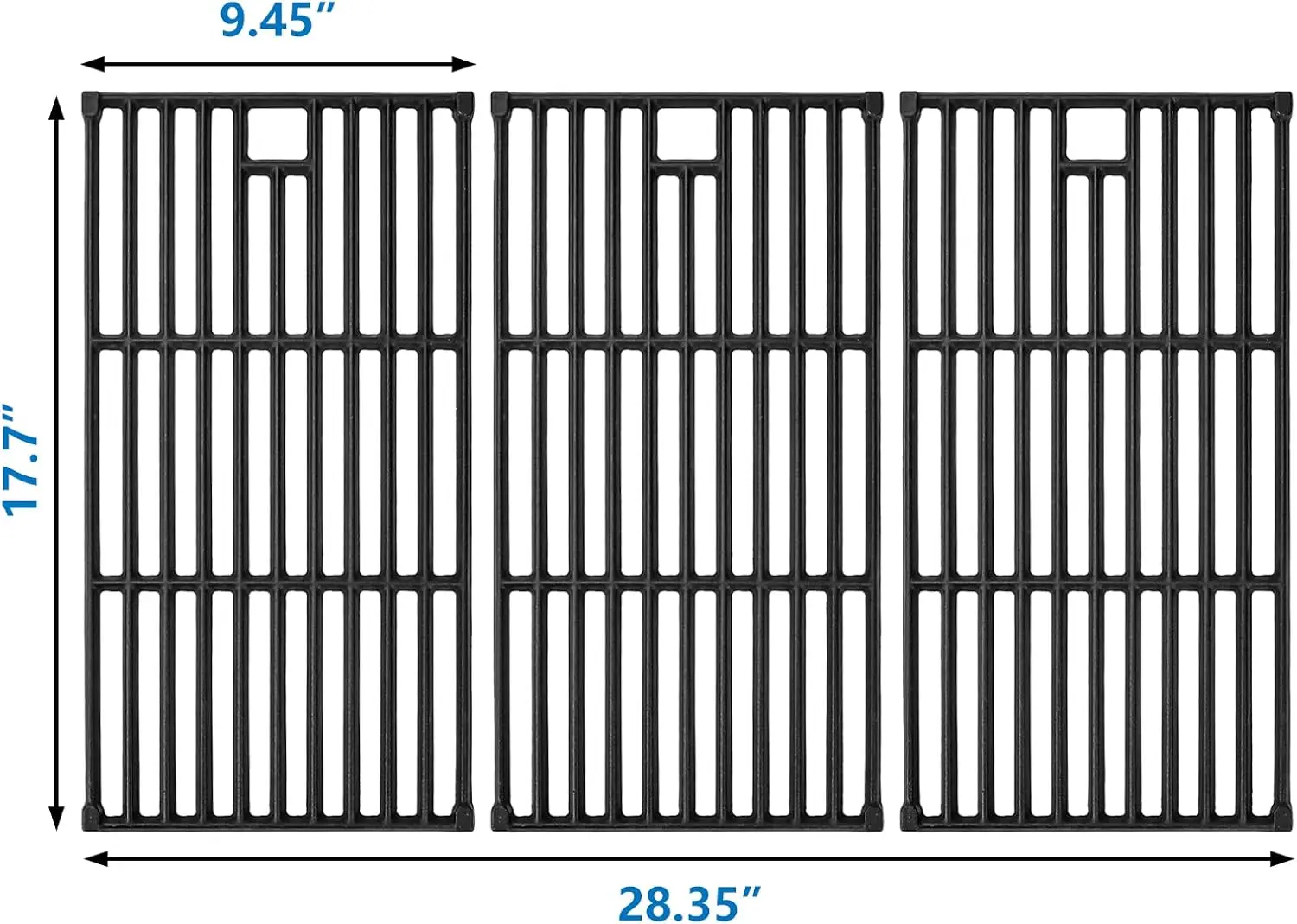 Denali 405,Denali 425 4-Burner Gas Grill,Cooking Grid Replacement Part Kit 97888,3 Pack