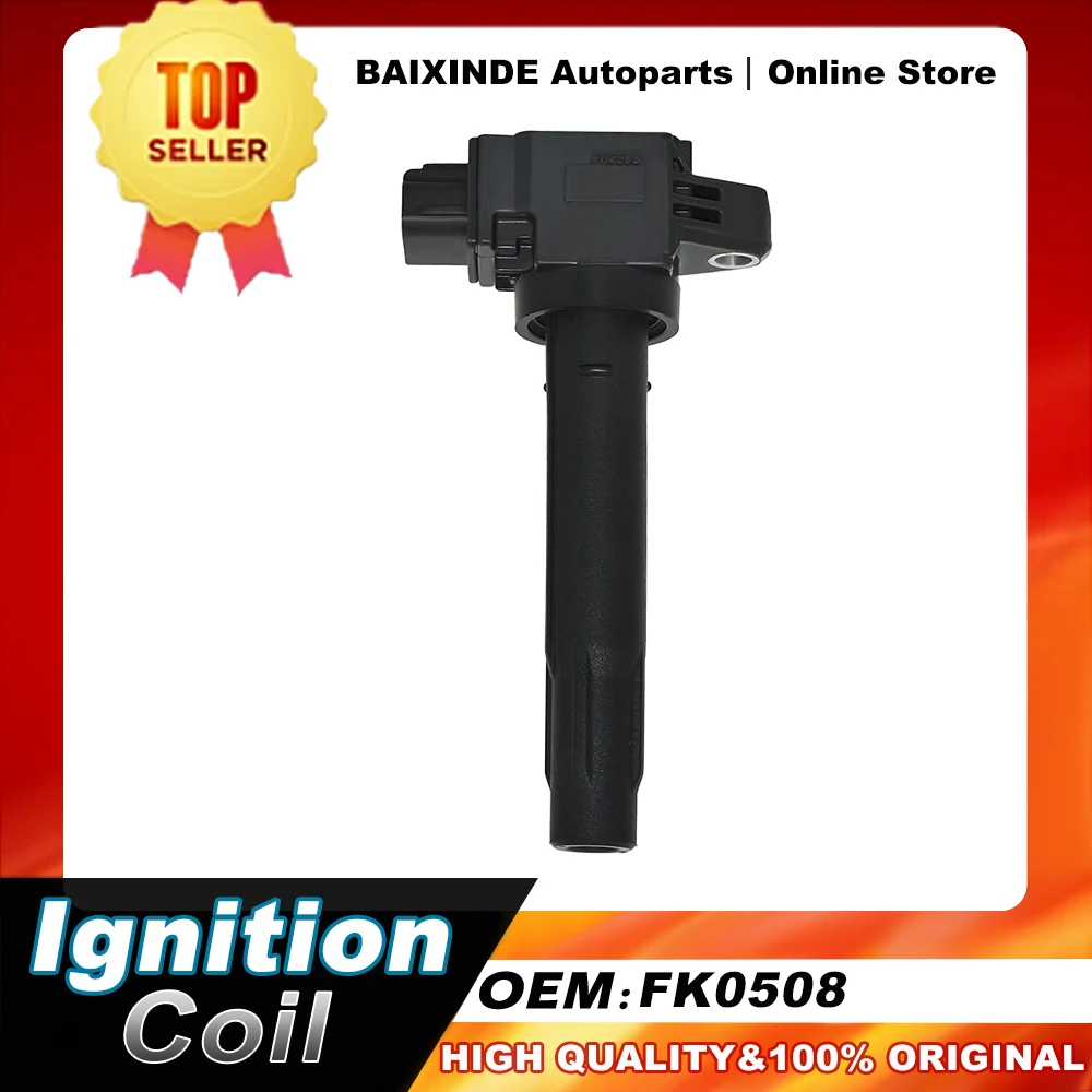 

1/4PCS Ignition Coil FK0508 For Suzuki Ignis 2017-2019 Petrol Hatch 1.2 FWD III MF 1242CC 66KW 90HP K12C Car Accessories