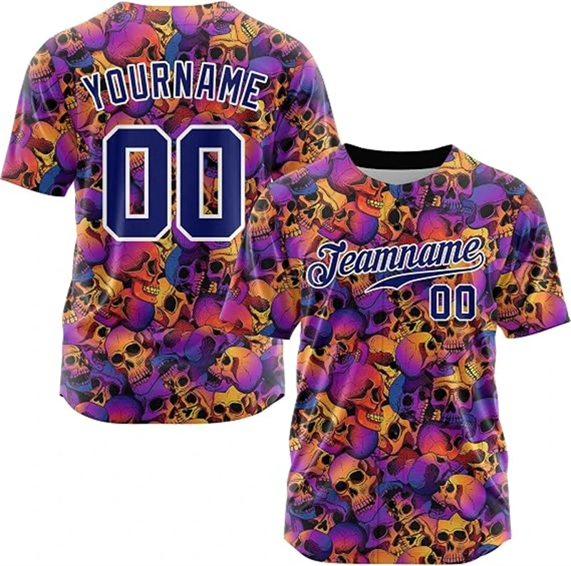 3D Printing Web - Maßgeschneiderte Halloween-Baseballuniform für Männer und Frauen