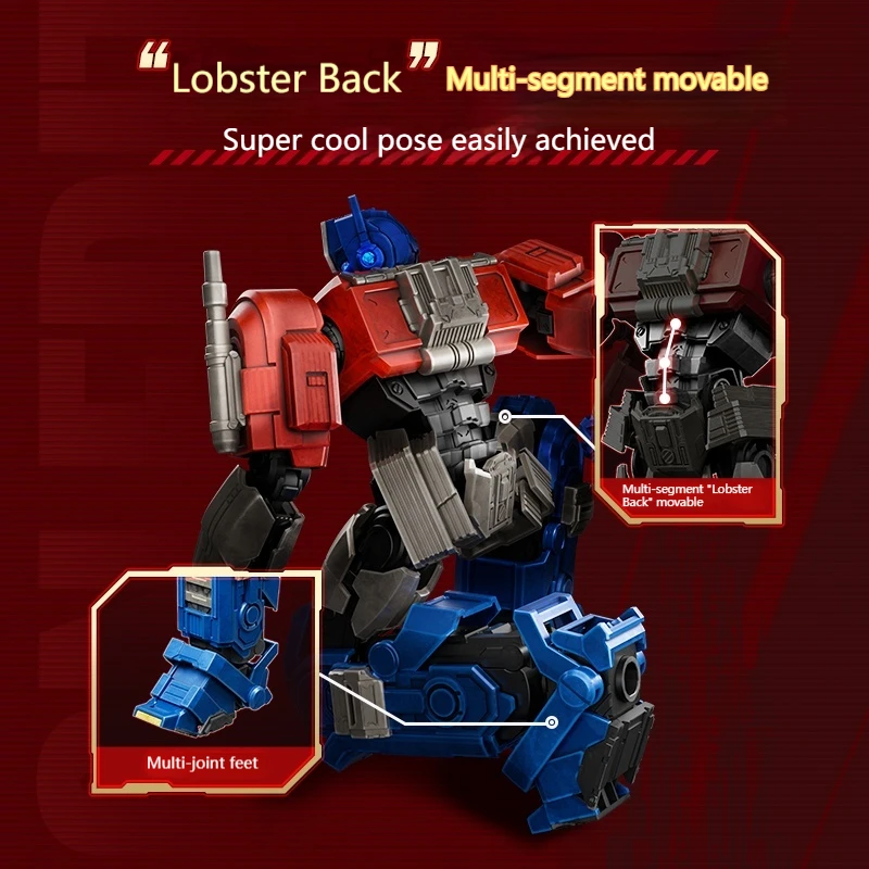 New Blokees Genuine Transformers One Legendary Edition Optimus Prime Action Figure Collect Assembly Model Desktop Ornament Gift