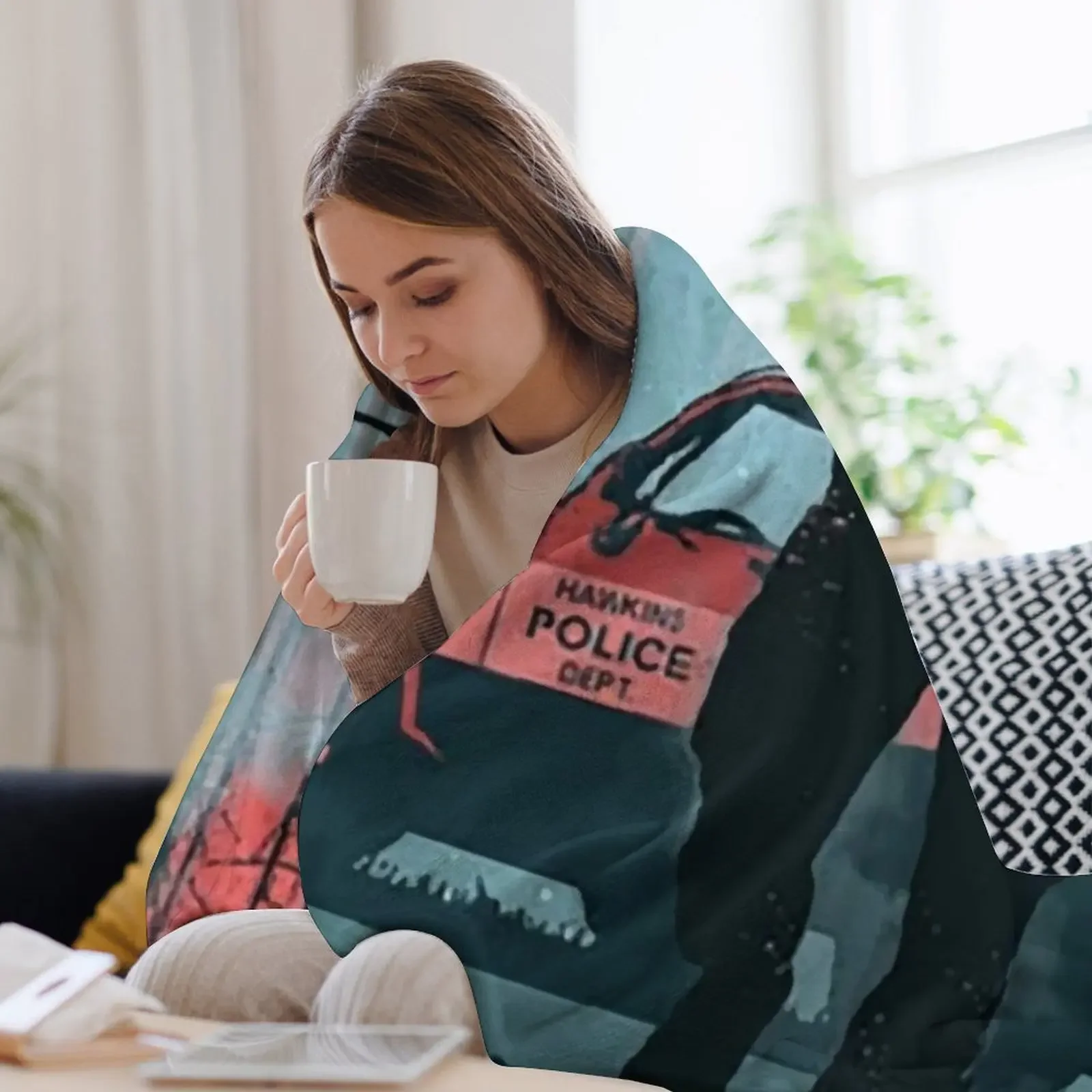 Jim Hopper - Blazer - Car Legends Throw Blanket فضفاض ريتروس سرير صيفي منقوش