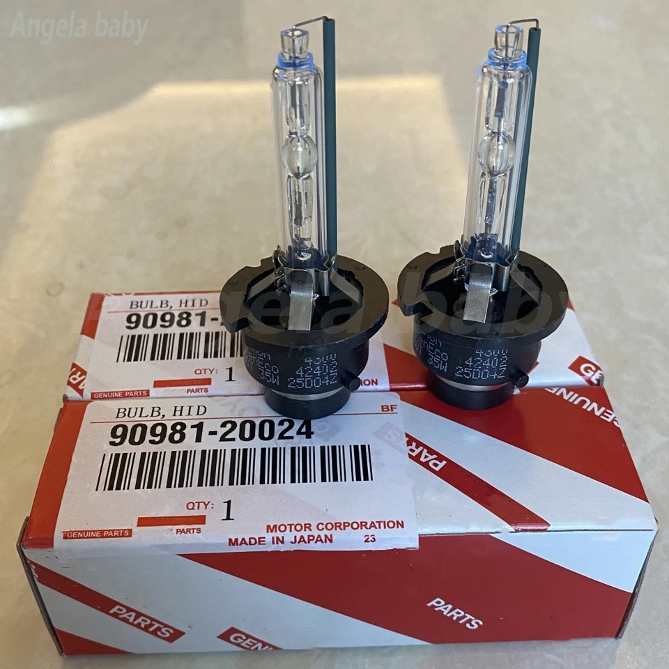 2 Pieces OEM Toyot-a 90981-20024 90981-20013 New HID Headlight Low