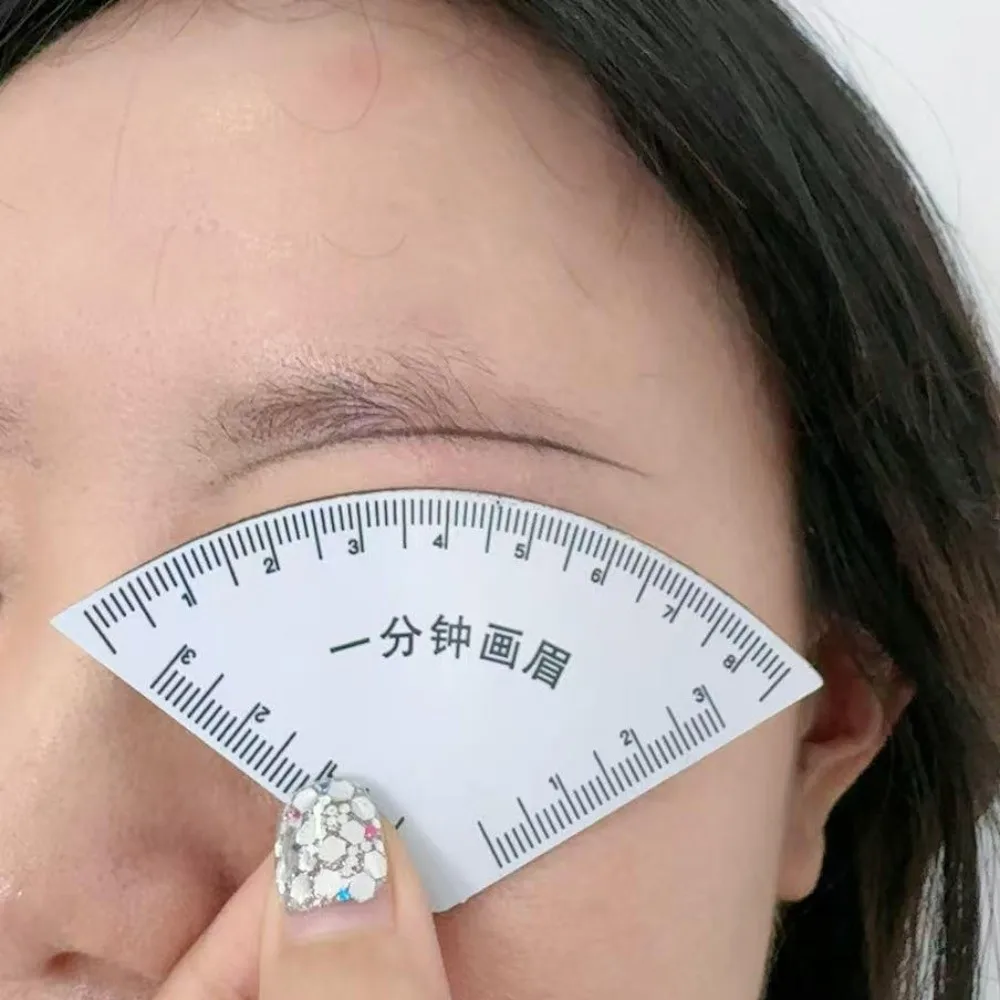 New Fast Drawing Eyebrow Drawing Eyebrow Desgin Ruler Reusable Shaping Mapping Tool Makeup Drawing Guide Ruler Supplies
