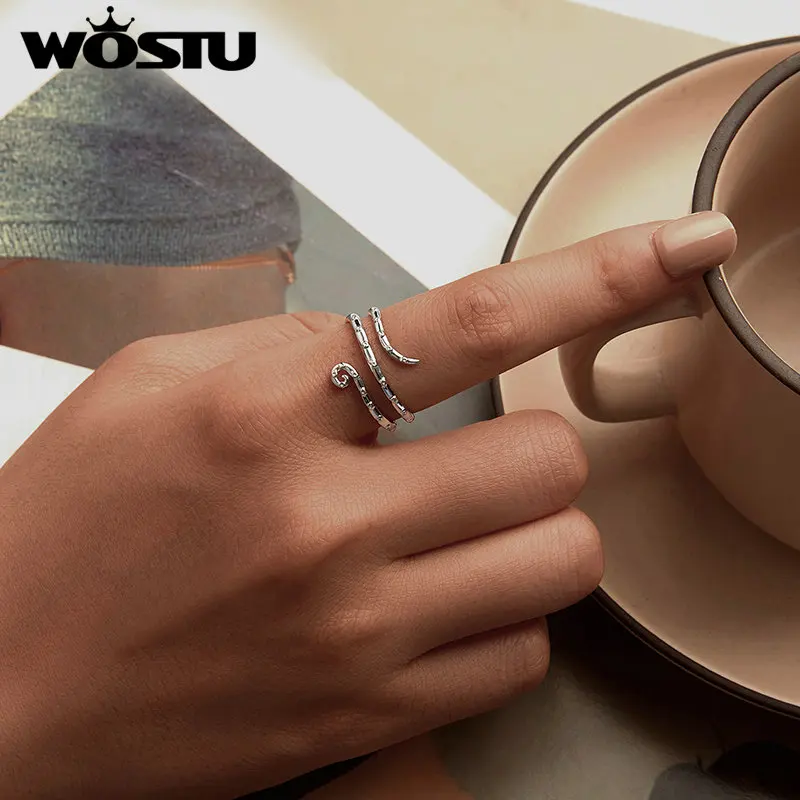 Women's 925 Sterling Silver Ocean Animal Stackable Rings