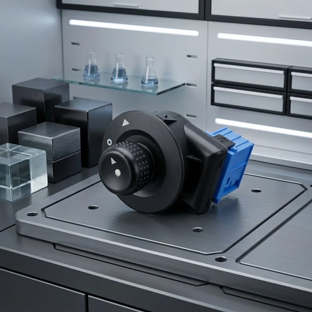 Auto Mirror Control for Electric Mirror Switch For Daily Driving Use Robust Plastic Metal Build As Shown In The Figure