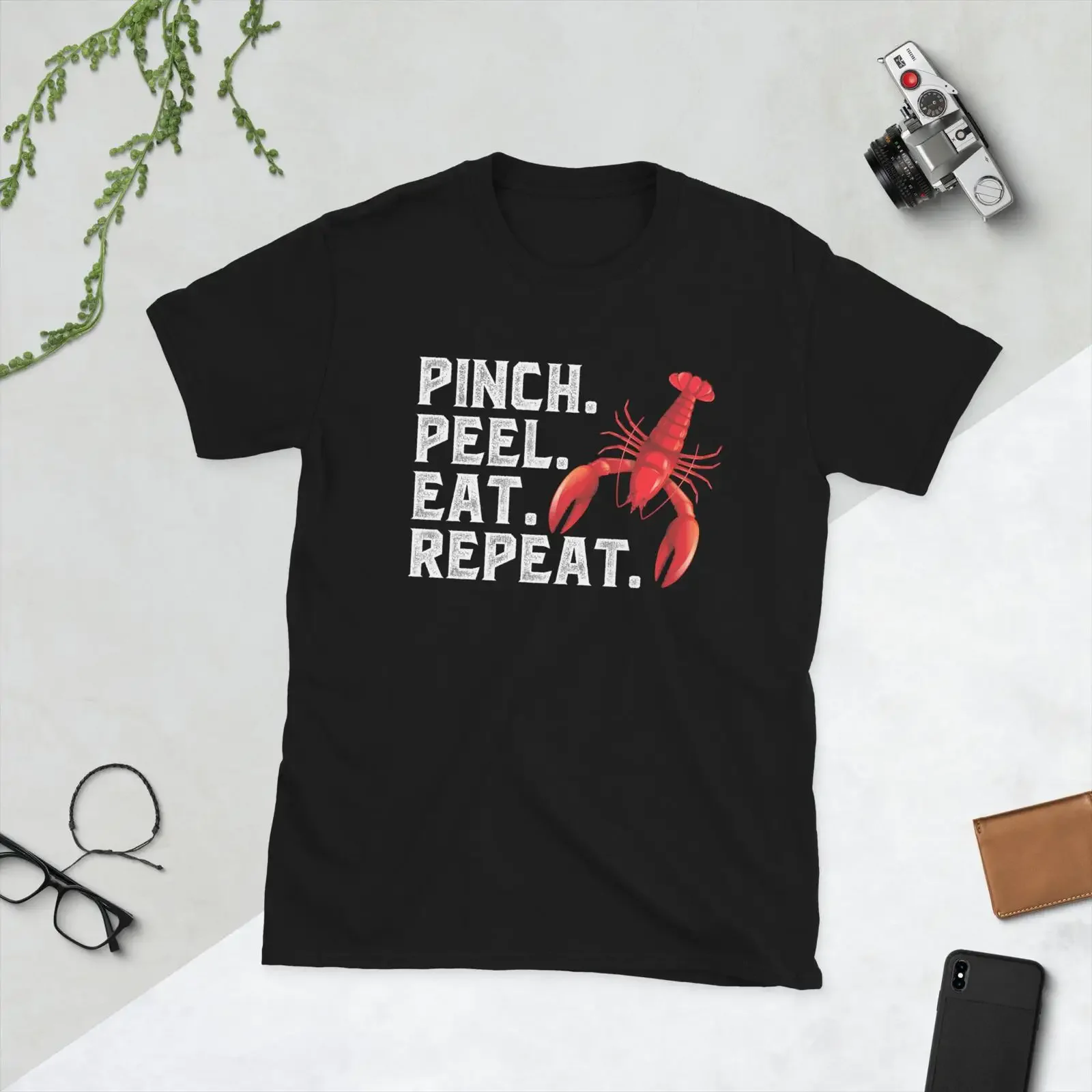Crawfish Boil Lover s T Shirt vintage Washed Soft Stylish Breathable graphic Comfortable Slightly Top For Everyday Wear fashion