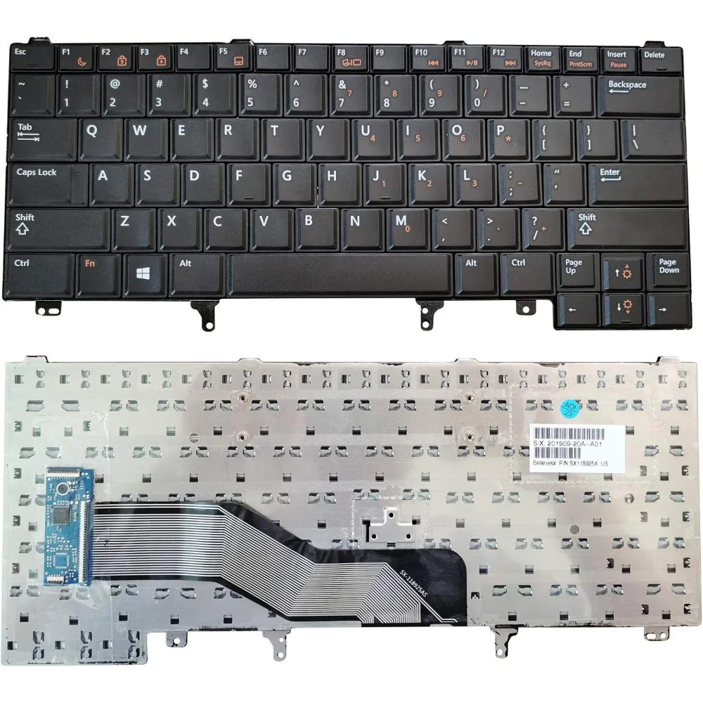 Replacement Keyboard Backlit With Pointer for Dell Latitude E5430 E6230 E6330 E6430 ATG E6320 E6420 E5420 E6430s Series