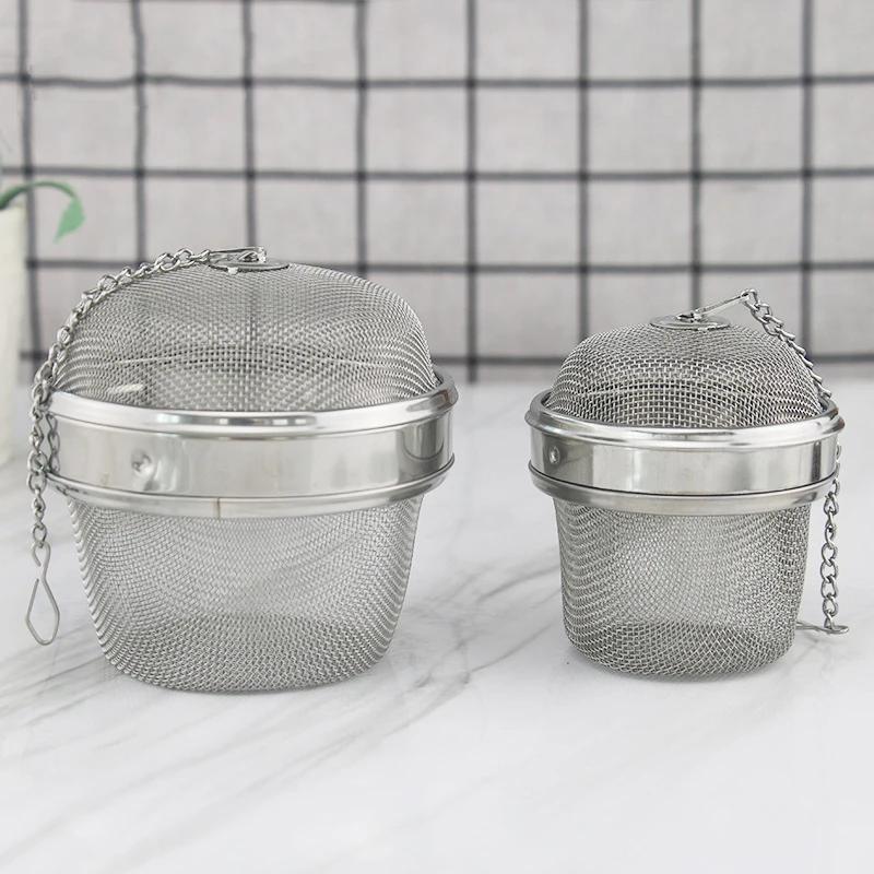 1Pcs Stainless Steel Tea Infuser Teapot Tray Spice Tea Strainer Herbal Filter Teaware Accessories Kitchen Tools Tea Infuser Tea