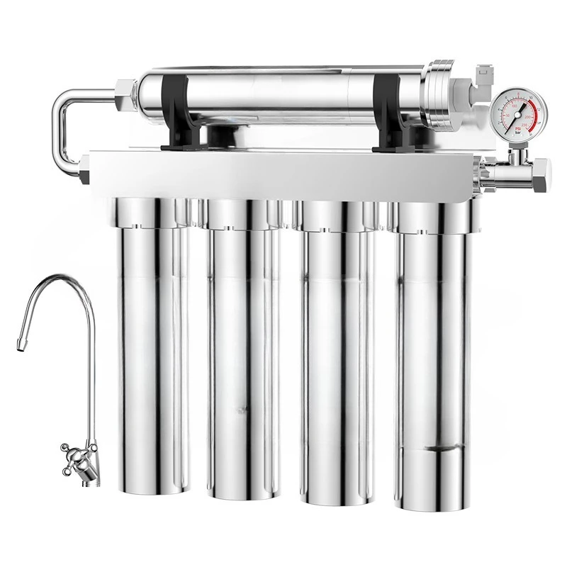 Level 5 ultrafiltration water purifier household direct drinking kitchen tap water 304 stainless steel front