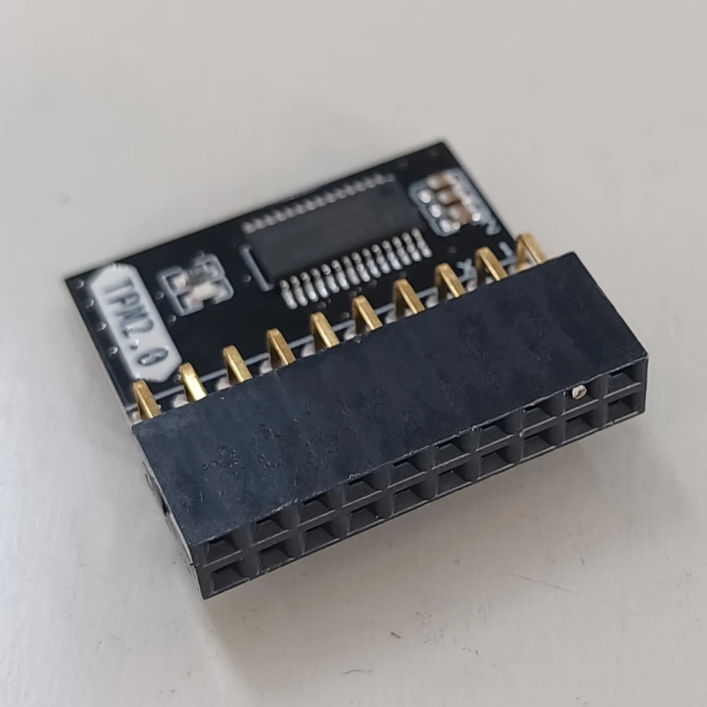 TPM 2.0 وحدة أمان التشفير 20 دبوس وحدة اللوحة الأم استبدال جزء وحدة الذاكرة 20-1 دبوس لنظام WIN11 #5