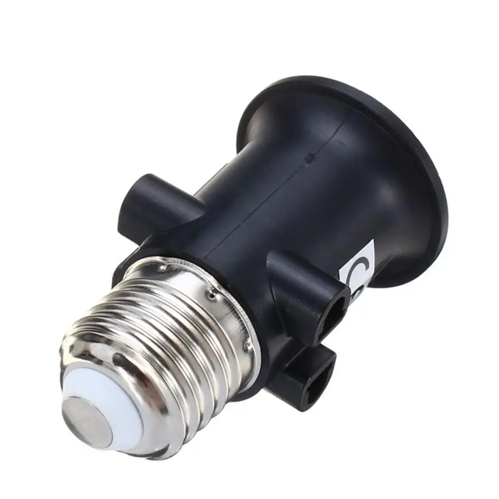 

LED E27 Bulb Splitter Wall Lamp Light Socket Bulb Base Screw Converter Lamp Holder Socket Adapter