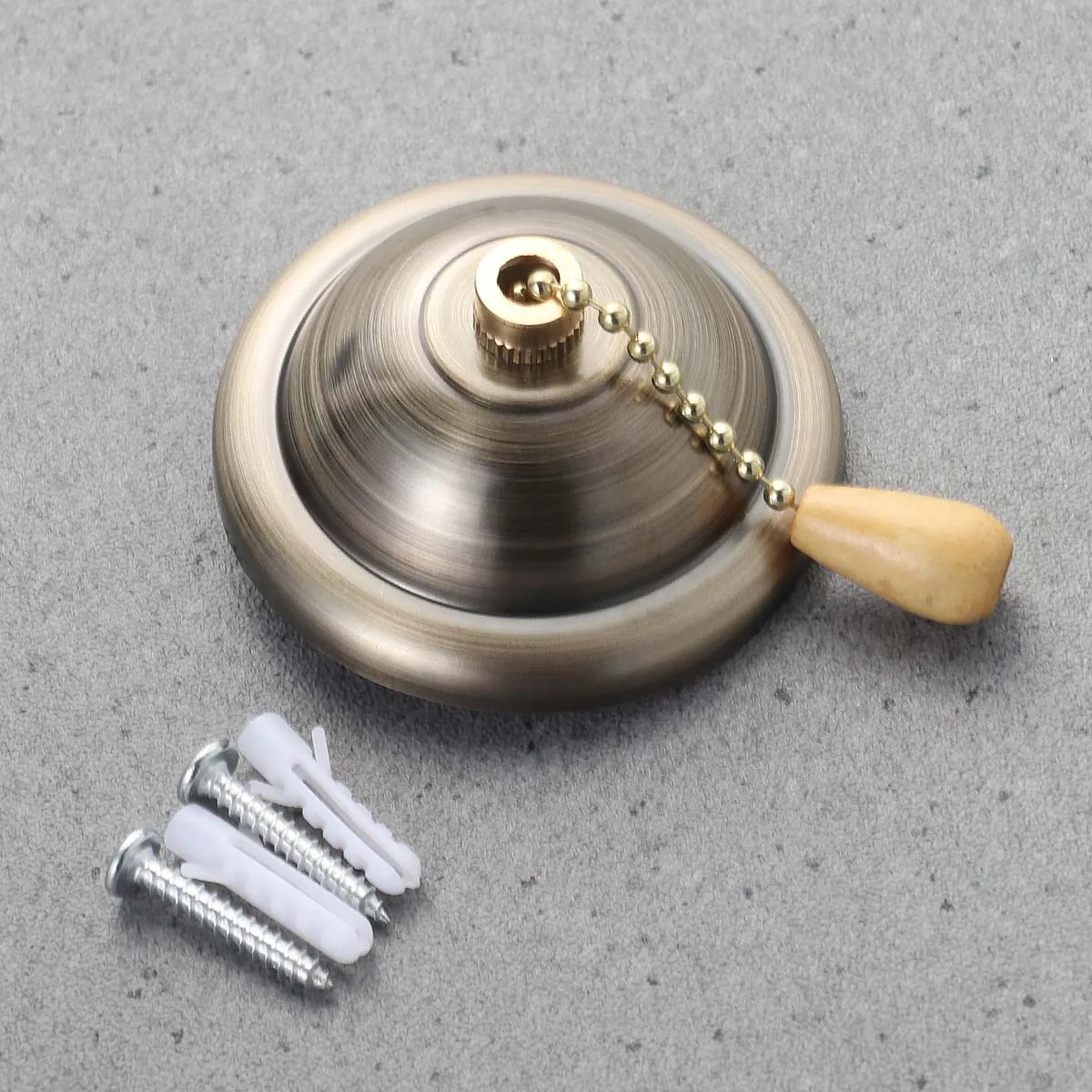 

Copper Style Ceiling Fan Pull Chain Set for Indoor Light and Fans Durable Iron Material Elegant Decor Light Fan Pulls Set