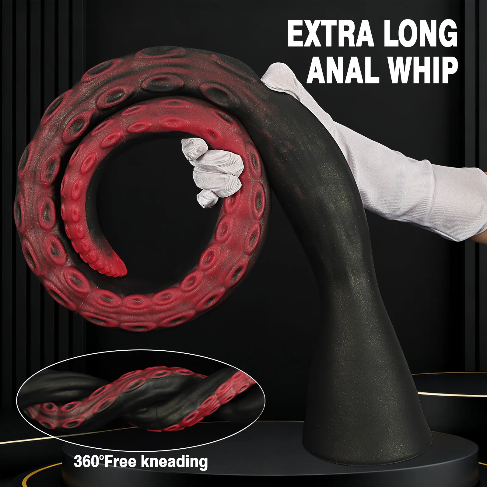Silikon octopus analplugg med sugpropp bdsm analleksak för vuxna_voghion.com