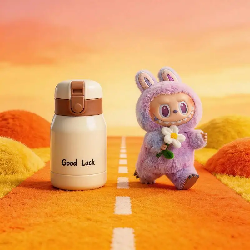 

POP MART THE MONSTERS Серия Forward High Energy: Надежная вакуумная термокружка LABUBU (Термос)