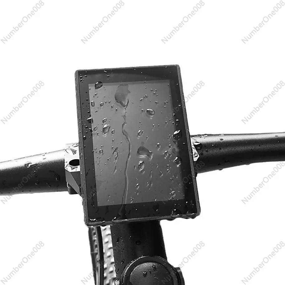 Mountain Bike Modified Electric Equipped with LCD Instrument, Quantum KT-LCD8S Waterproof Connector, Color Screen