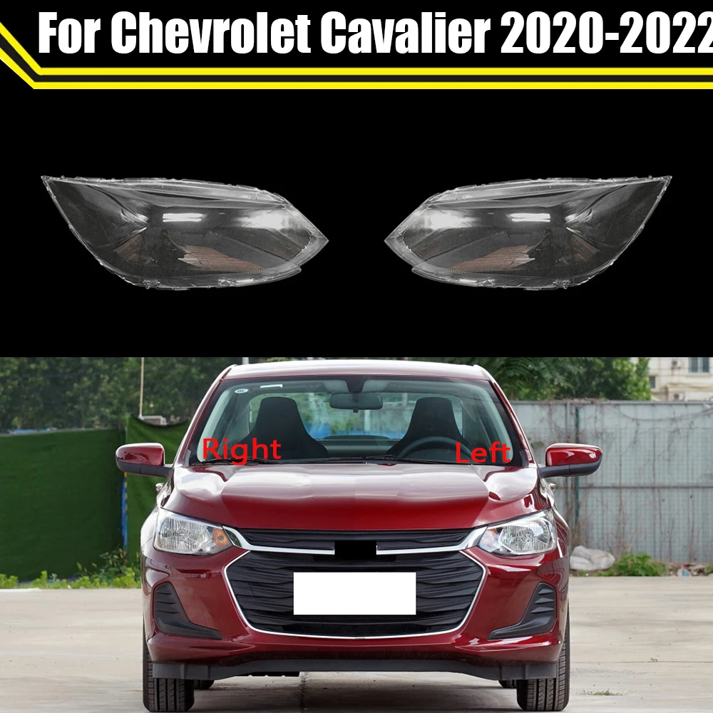 Headlamp Case For Chevrolet Cavalier 2020 2021 ​2022 Front Headlight Cover Clear Lamp Caps Lampshade Auto Head Light Lens Shell
