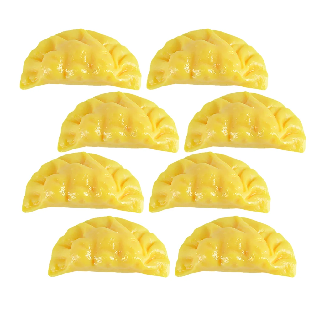 Egg Dumpling Model Restaurant Display Prop Fried Dumplings Kitchen Simulation Food Decor Models