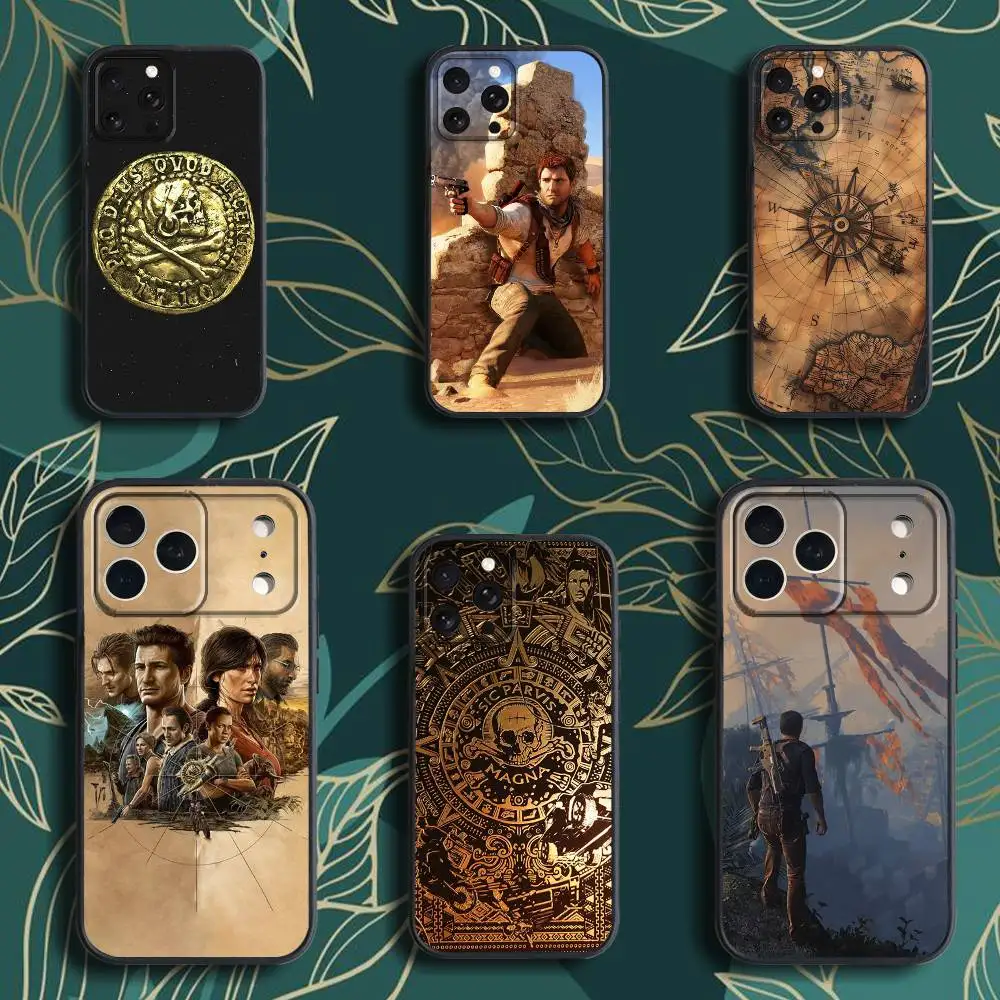 

cool Magna U-Uncharted-es Phone Case For iPhone 17,16,15,14,13,12,Pro,Max,Plus,E,SE4,Air,Mini Black Soft Box