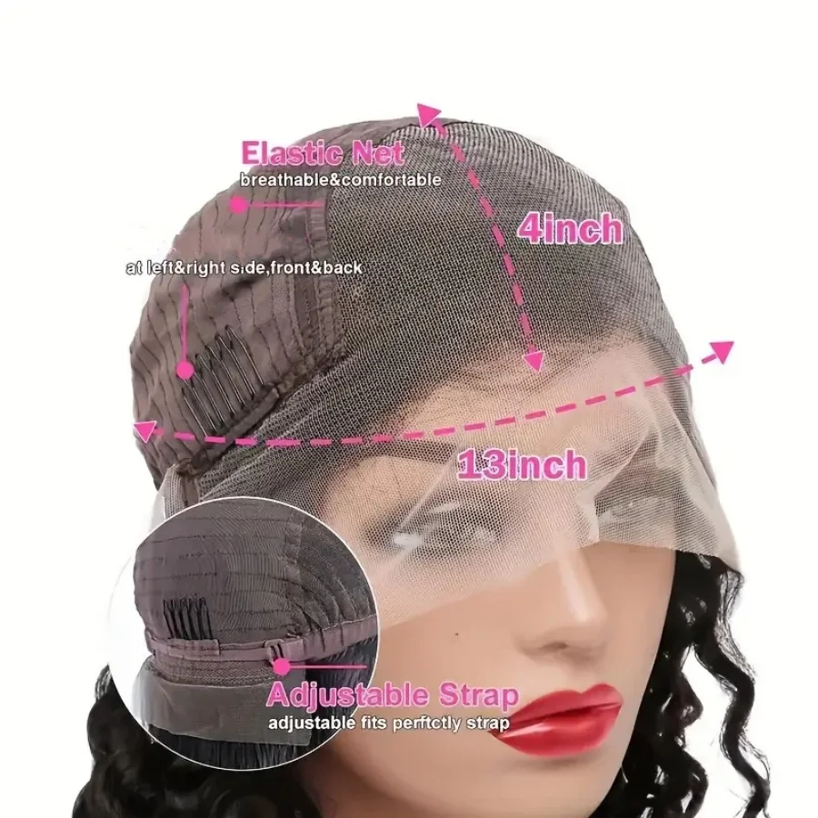 200% 34 بوصة مستقيم البرتقال الزنجبيل 13x4 الدانتيل الباروكات الأمامية شعر الإنسان 350 الملونة البرازيلي HD الدانتيل الشفاف قبل قطعها شعر مستعار #6