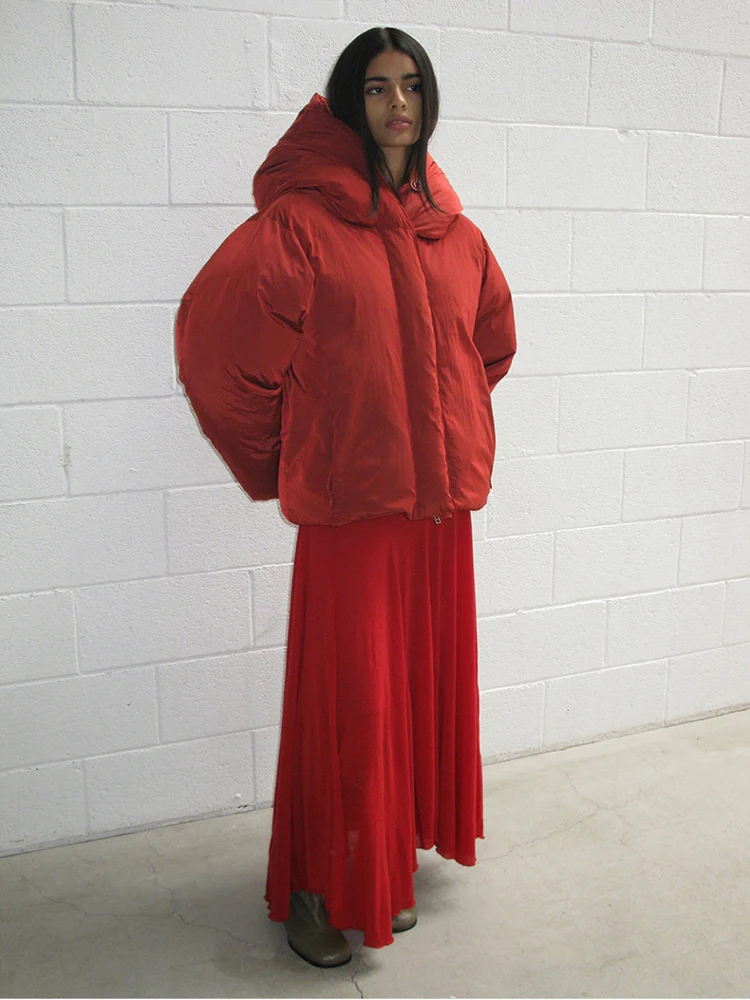 

Женская зимняя хлопковая куртка Partimento: ветрозащитная, теплая, с утеплителем Thinsulate, прямого кроя, утолщенная, с длинными рукавами, короткое пальто