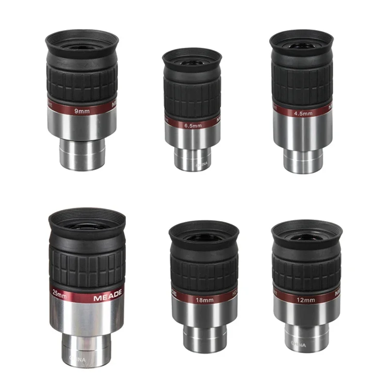 VoltSMeade 1.25 Inch Hd-60 Wide-angle Eyepiece 4.5/6.5/9/12/18/25mm Astronomical Telescope Accessories
