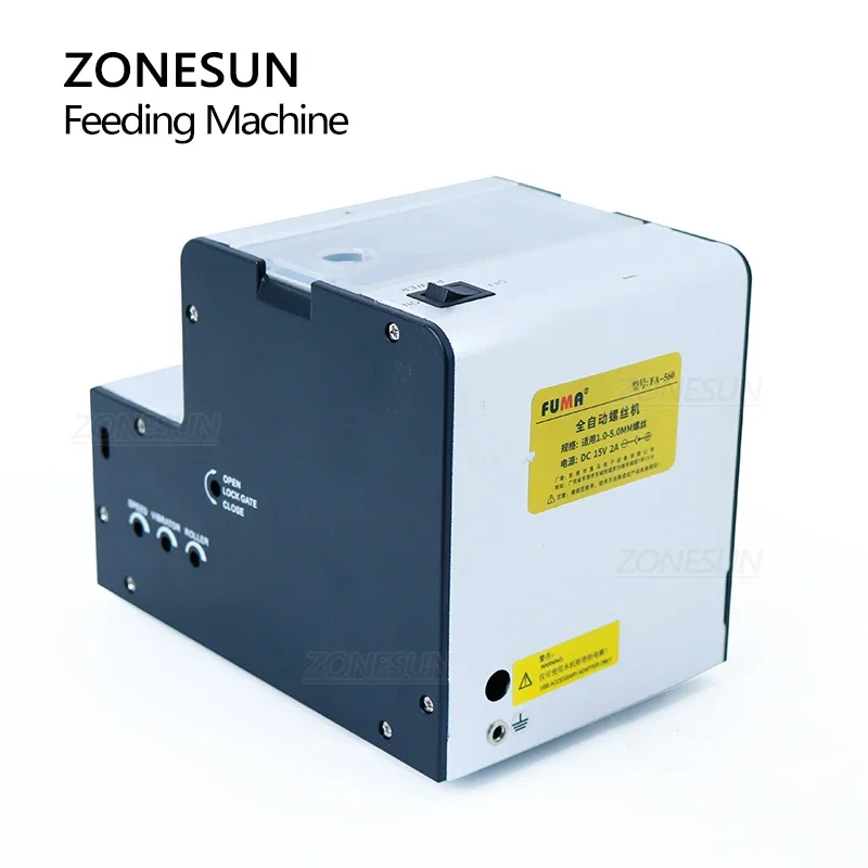 ZONESUN FA-560 Full Automatic Screw Feeder Machine, Screw Conveyor with Screw Count Function