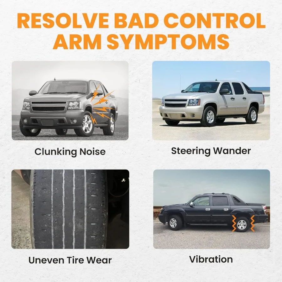 طقم تعليق ذراع التحكم العلوي الأمامي 8 قطعة لـ 19992006 تشيفي سيلفرادو 1500 20022006 إسكاليد EXT أفالانش 1500 20002006 سوبو