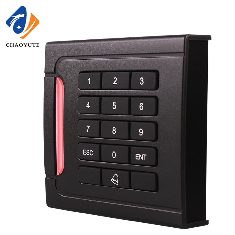 

125Khz ID with Button Access Card Reader, WG 26/34 Format, Anti Metal Interference Access Control System 13.56Mhz IC Card Reader