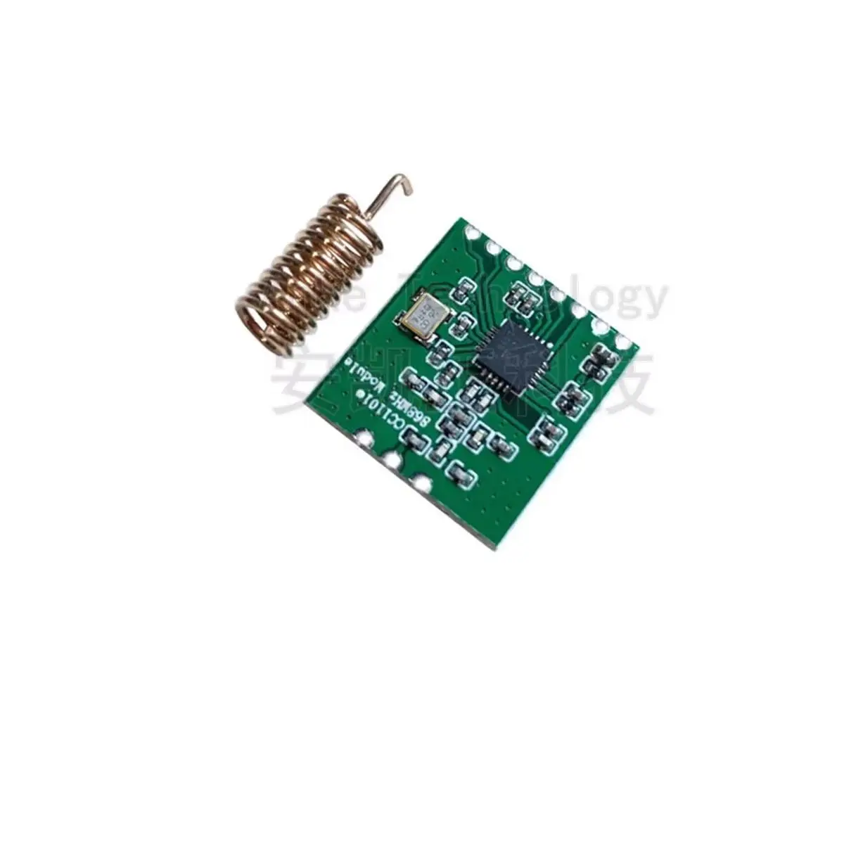 CC1101 Smart Industrial RF Communication Module, SPI Transceiver Module, 868MHz Small-Size SMD Type