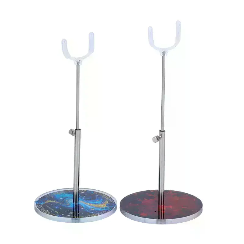 /GJ/Doll Clear Acrylic Adjustable Standing Extendable Bracket Patterned Base Bracket Doll Available Display Stand Accessorie