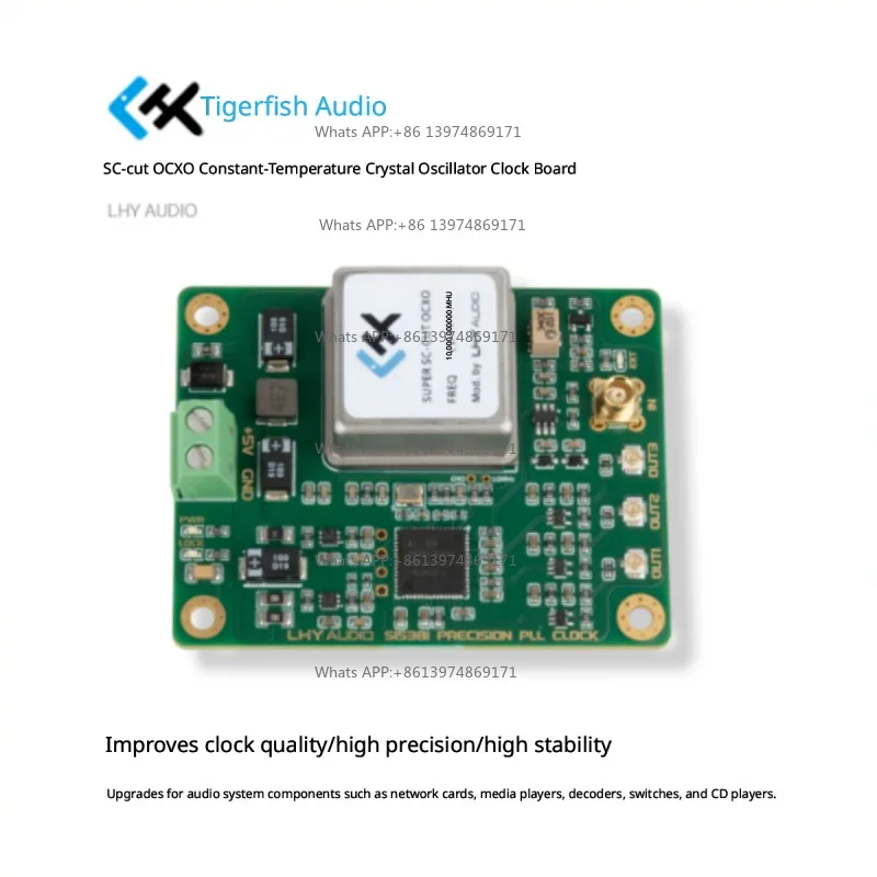 LHY OCXO Constant Temperature Crystal Oscillator Clock Multi-Channel Frequency Reference PLL 10MHz 22MHz 24MHz 25MHz