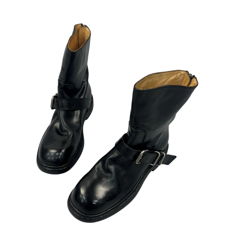 Lightweight Winter Boots – Easy Walking, Warm, and Travel-Friendly Red Leather Boots – Bold, Trendy, and Fashionable Look AK0214