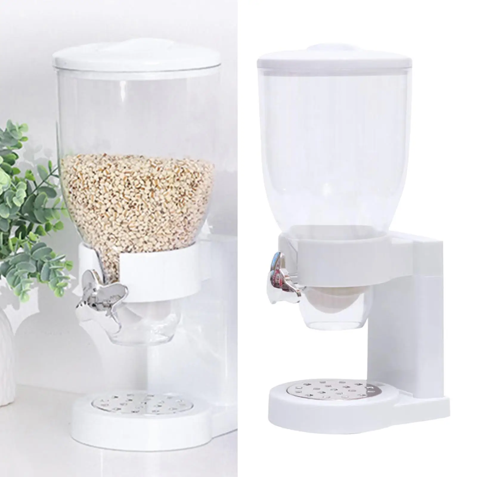 Cereal Dispenser Tight Storage Bottles Dry Food Dispenser Machine Food Dispensers for Office Breakroom Home Oatmeal Coffee Beans