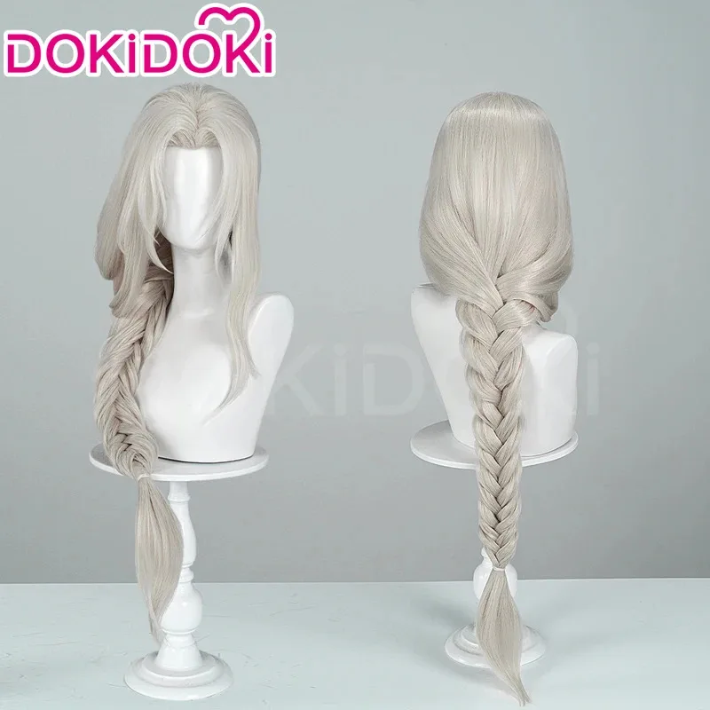 Image of The Fire Keeper Perücke Spiel Dark Souls Cosplay Perücke DokiDoki Frauen 80 cm Langes Haar Cosplay Augenmaske Kostenlose Perückenkappe