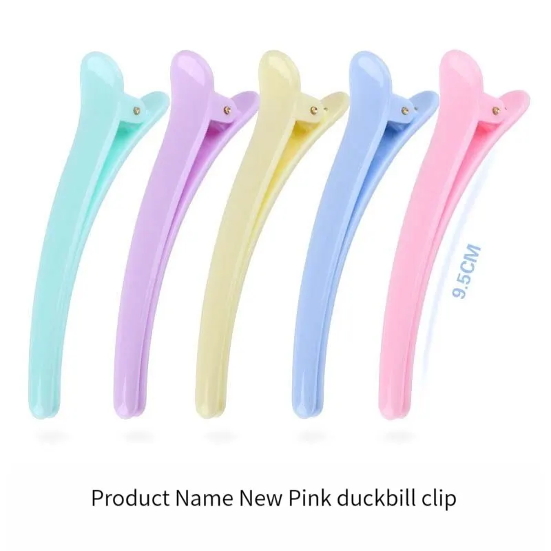 12 PCS Set Duckbill Clip Makeup Artist Special Barber Shop Mega Star Hairdressing Positioning Clip Ripple Clip Fluffy Clip