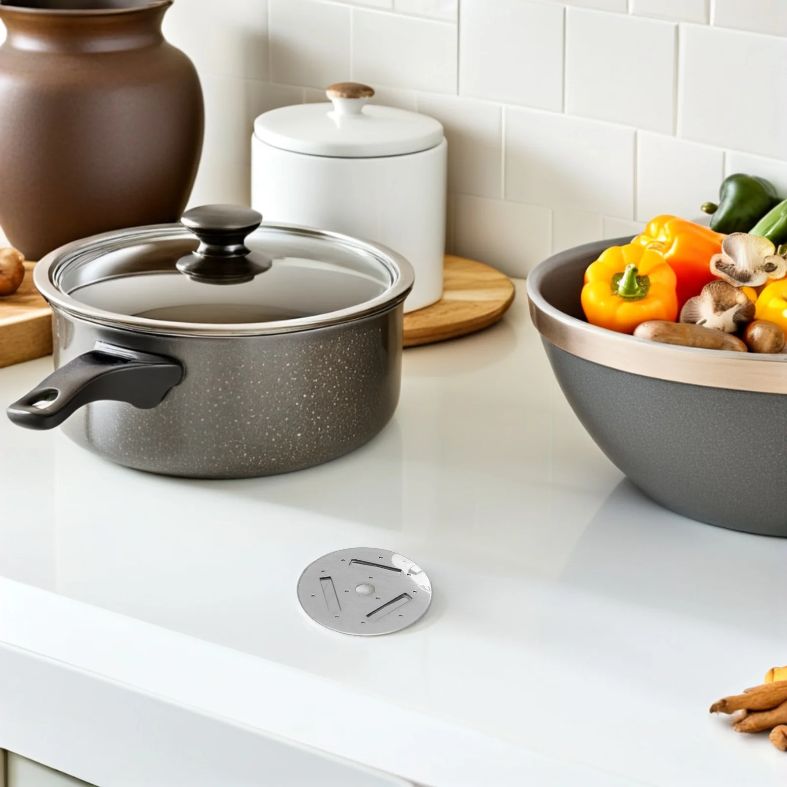 

3 Pcs Teapot Lid Sound Kettle Parts Chips Kettles Whistle Attachment Stainless Steel