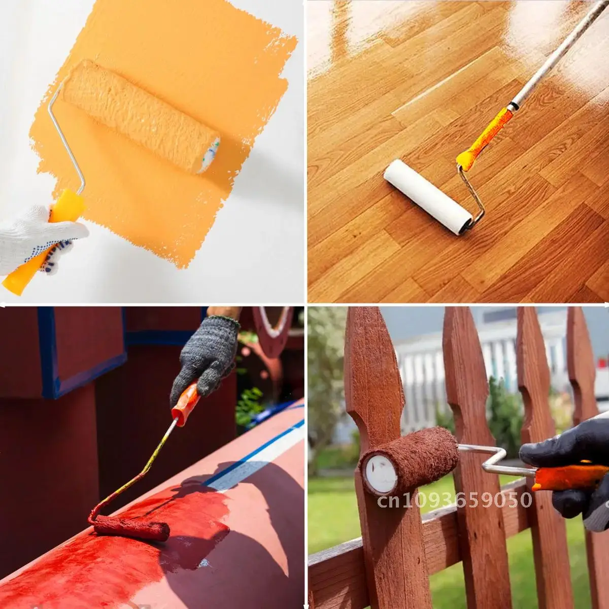 4/6 inch Paint Roller Kit Foam anti-drip Acrylic Paint Roller & Kit House With Kit For Roller DIY Tool Tray Use Paint Craft