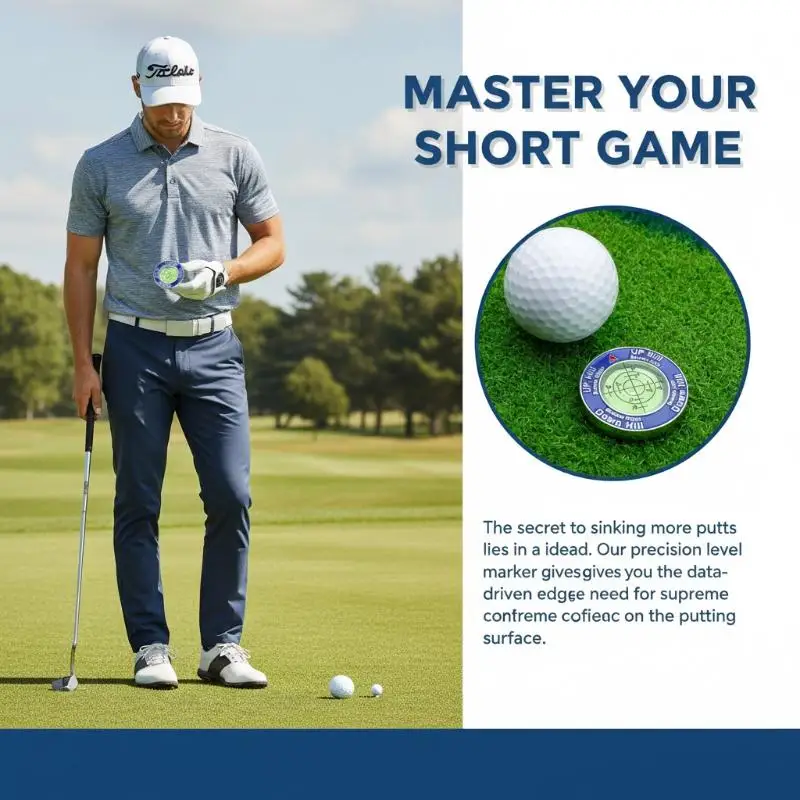 New Golf Putting Alignment Aid User Friendly Slope Level Portable Training Tool for Golf Starter Self Training