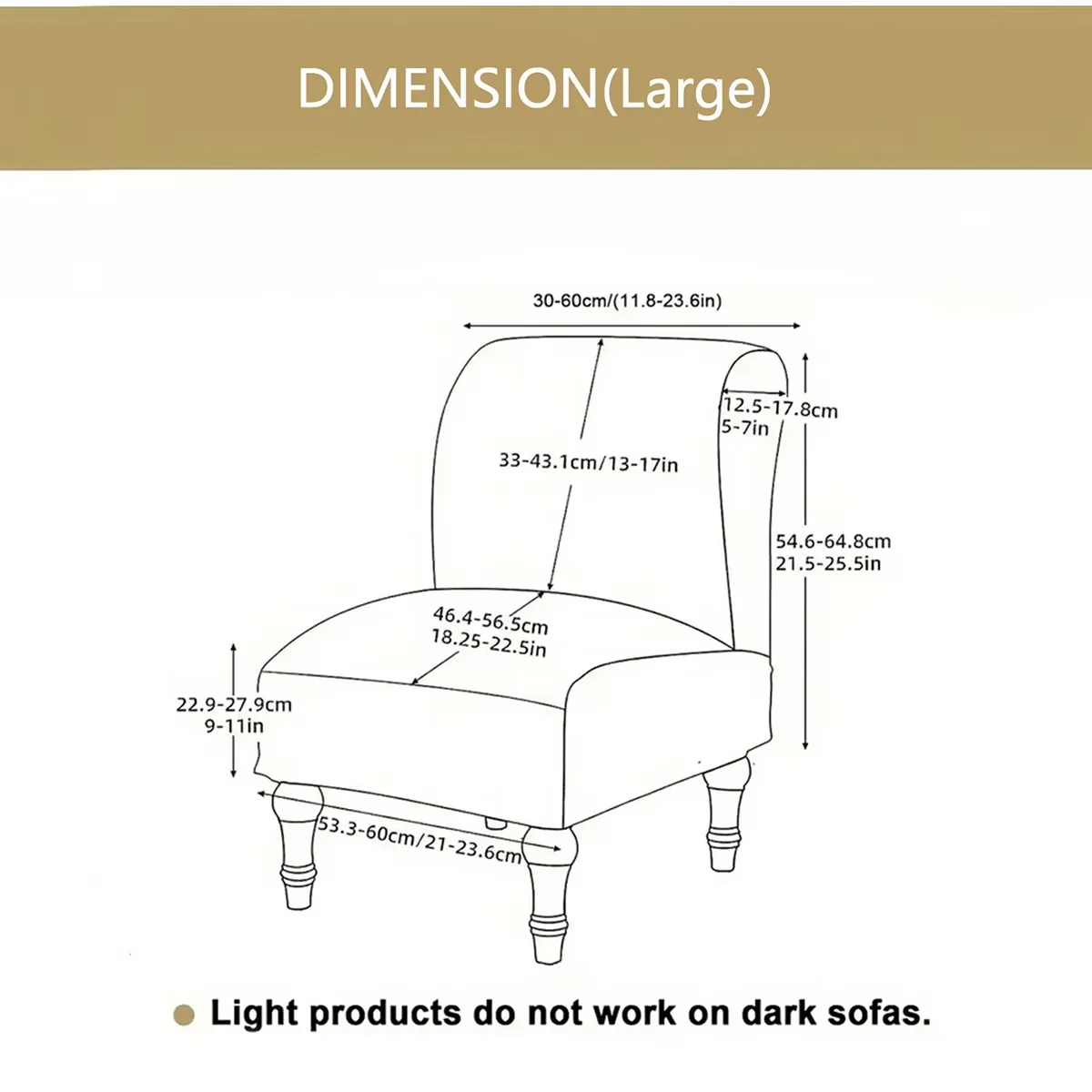 1PC Stool Chair Cover  Chubby Chair Cover All-Season Universal Elastic Armless Single Sofa Cover Chair Protector Cover