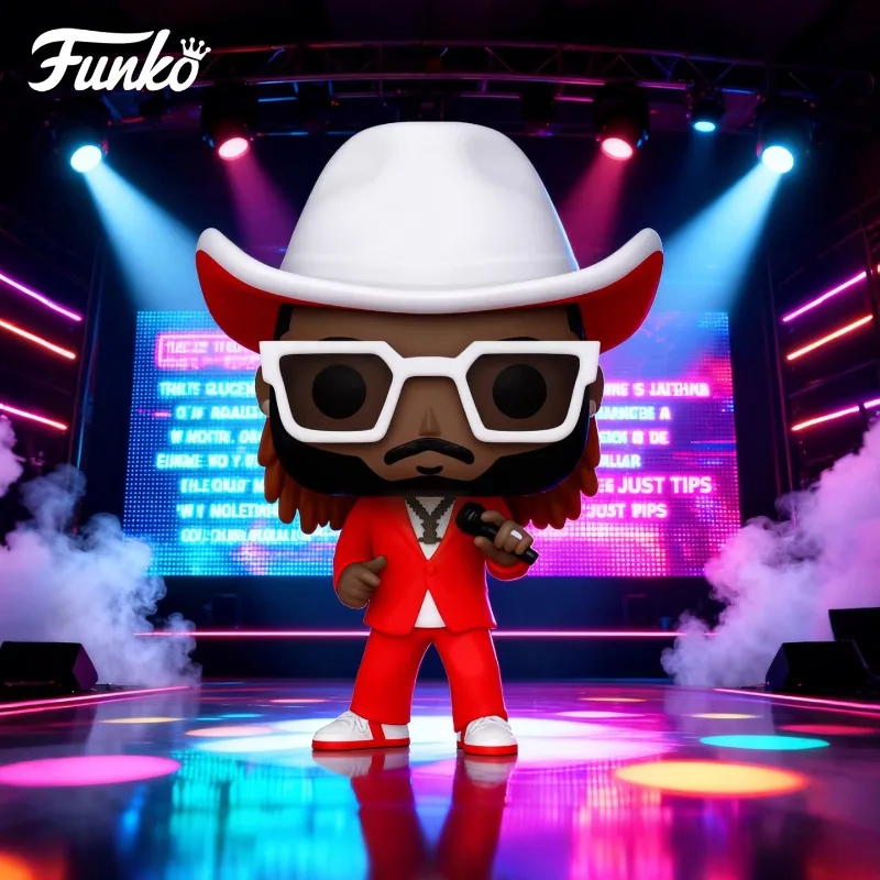 

Genuine Edition FUNKO POP《T-Pain — That's Just Tips》Anime Action Desktop Decoration Ornament Model Toys Collectible Model