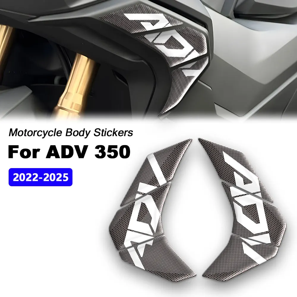 

Anti Scratch Motorcycle Body Stickers 3D Epoxy Resin Side Motorbike Head Decals Waterproof For Honda ADV350 ADV 350 2022-2025