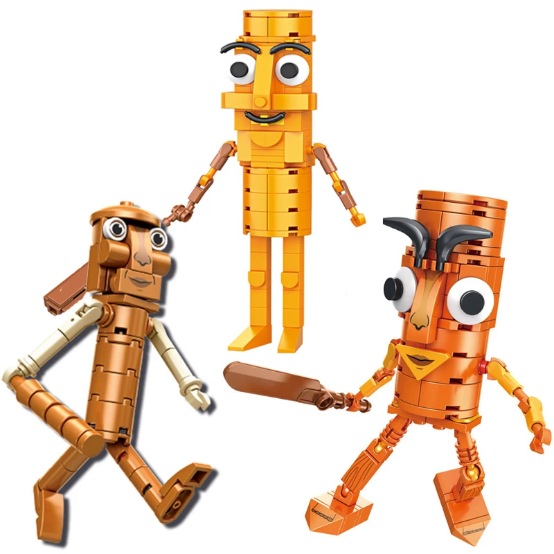 Nieuwe Italiaanse Brainrot Dieren Tung Tung Sahur Bouwstenen Tralalelo Tralala SharkBricks Speelgoed Cadeau voor Kinderen Kids