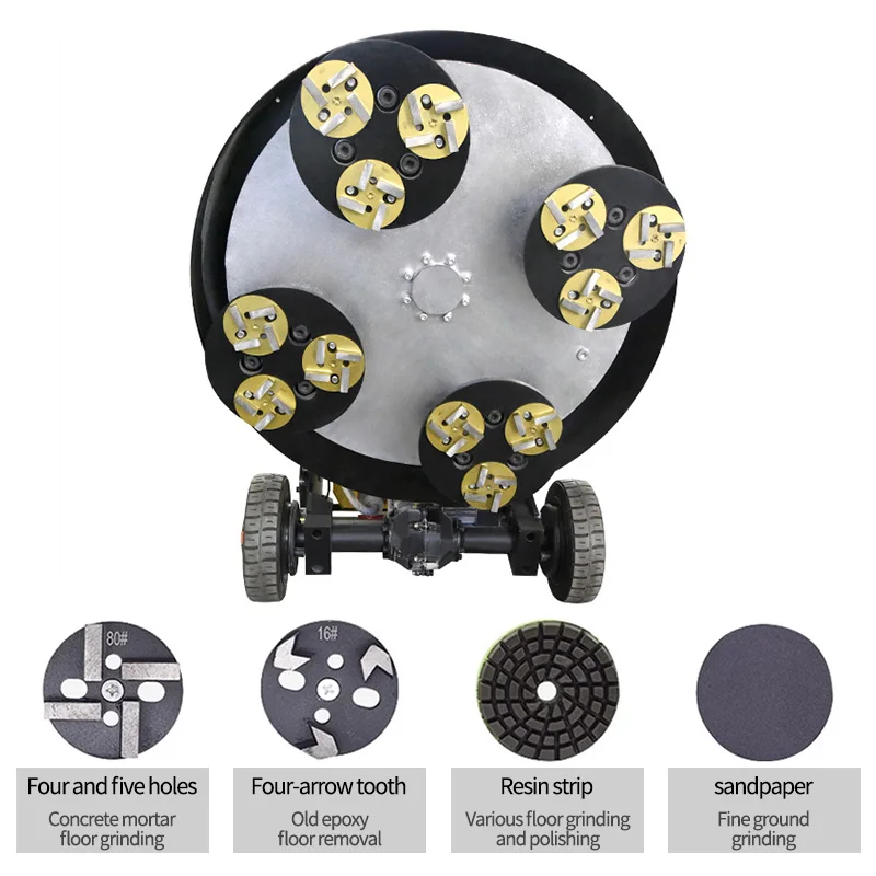 27 Inch Planetary Concrete Marble Granite Floor Polishing Machine Concrete Grinder Terrazzo Machine Concrete Floor Grinder
