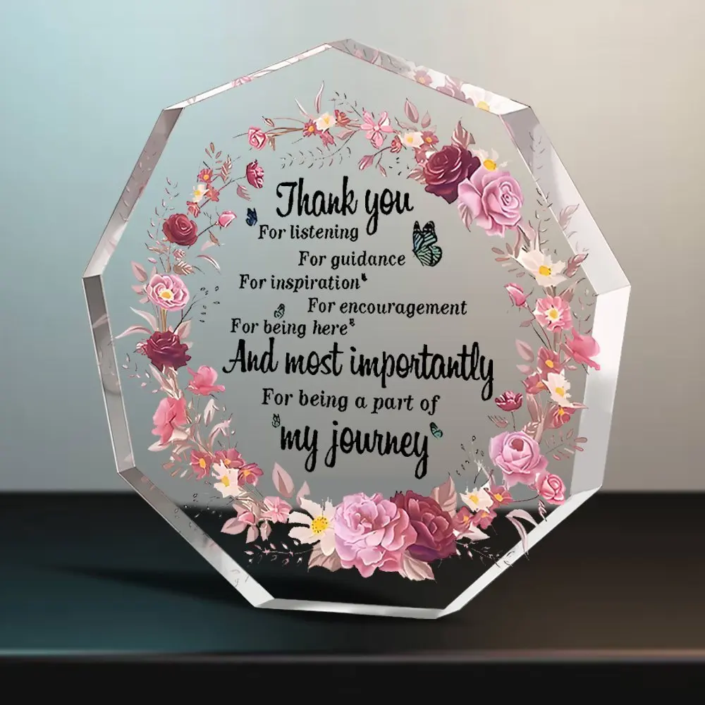 2D flat, acrylic desktop decoration - 