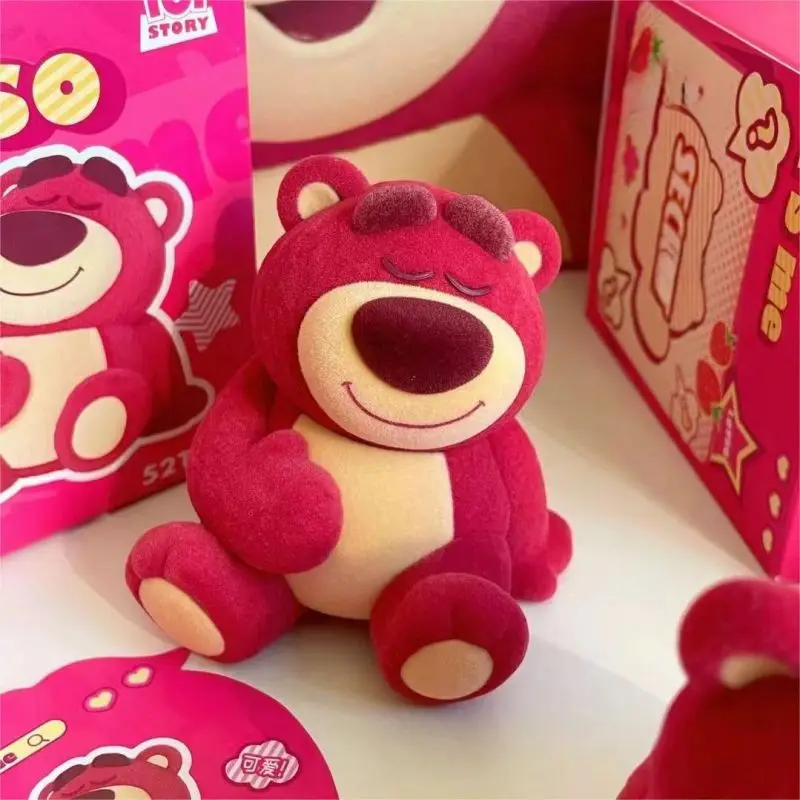 정품 52TOYS 디즈니 토이 스토리 로츠오 이츠 미 시리즈 블라인드 박스 스트로베리 베어 미니 애니메이션 피규어 미스터리 박스 인형 자동차 장식품