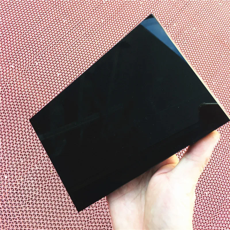 18cm Natural crystal obsidian rectangular decorative items for home decoration
