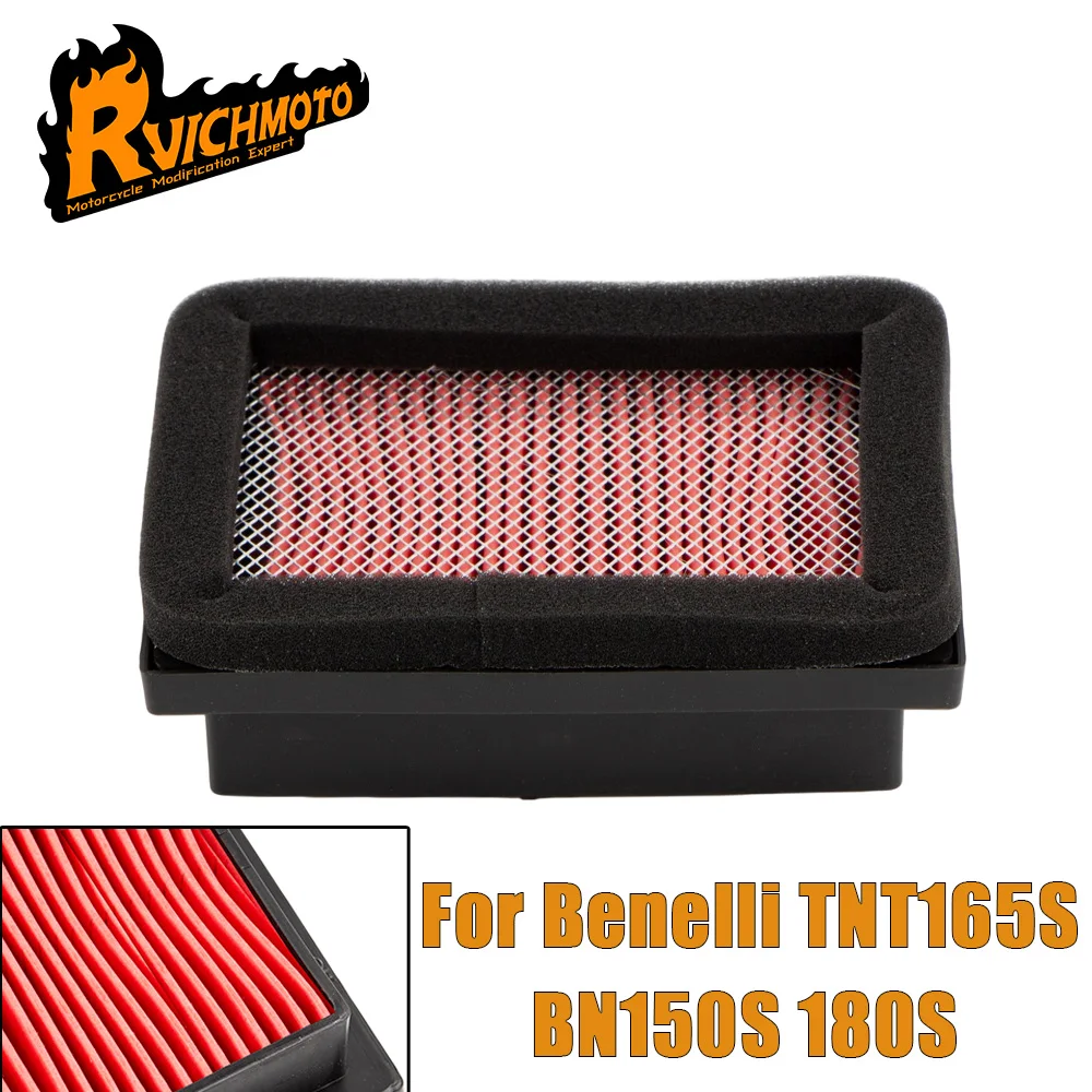 For Benelli TNT165S BN150S 180S BJ150S BJ150-31 Motorcycle Intake Air Filter Accessories Intake Cleaner Clean Replacement Part
